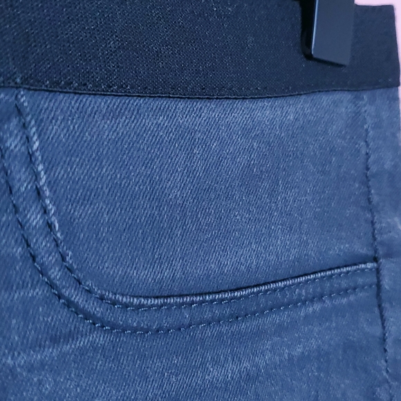 Helmut Lang Coated Sheen Pull on Skinny Pants - Picture 7 of 15